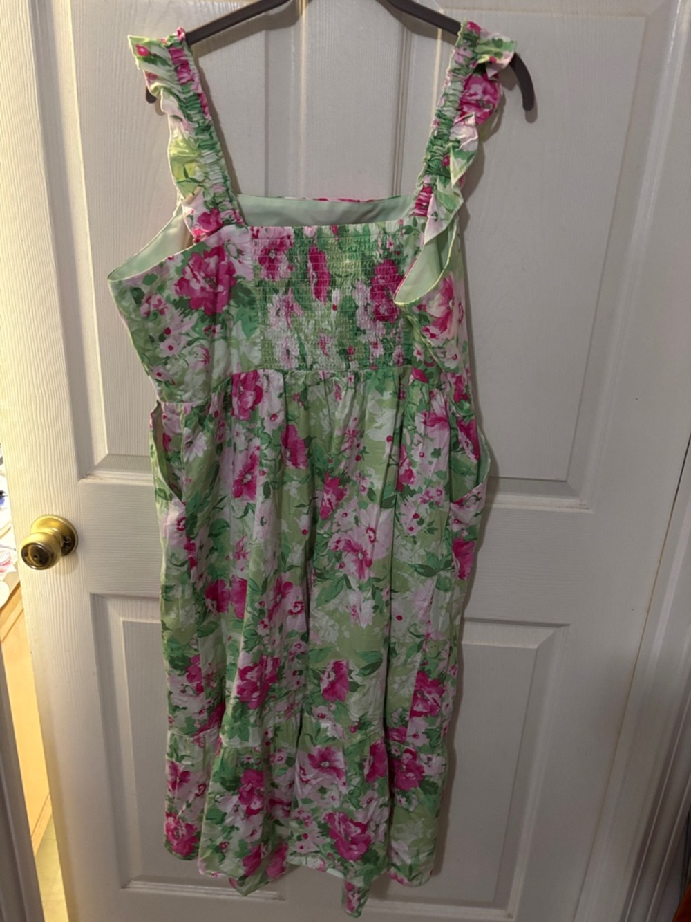 TORRID 2 Pink & Green Floral Sundress A101 b - Picture 2 of 9